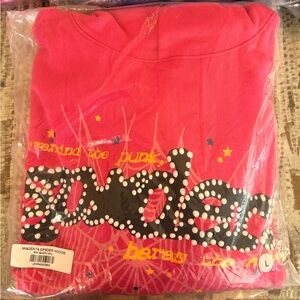 Sp5der Hoodie Large Brand New